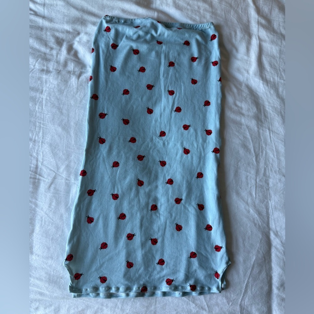 🍓LADYBUG LOVER ALERT🍓 | Soft & Stretchy Tube Mini Dress | Y2K Vibes | Size S/M
